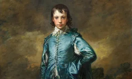Thomas Gainsborough, The Blue Boy, c. 1770: a boy in blue satin against a stormy sky